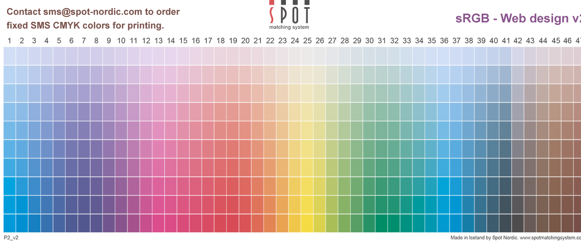 Spot Matching System Pantone Contender From Iceland Freiefarbe E V